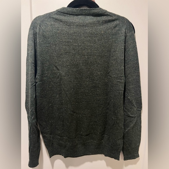 J. Crew Cotton-silk Donegal tweed henley sweater - Picture 2 of 3